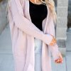 Women's Thumb Holes Drop Shoulder Hoodie Cardigan