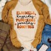 Khaki Flannels Hayrides Pumpkins Sweaters Bonfires Tee