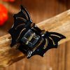 Black Halloween Bat Shape Hair Clip