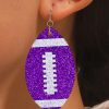 Kyoho Grape Sequin Rugby Drop Earrings