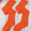 Orange Halloween Fashion Thigh High Stockings