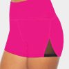 Rose Mesh Cutout Patchwork Swim Shorts