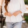 White Lattice Frilled Off Shoulder Cinched Waist Peplum Blouse