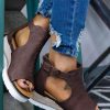 Casual PU Cutout Buckle Strap Platform Sandals