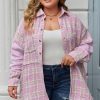 Stay Fashionable And Warm: Loose Cut Winter Jacket For Plus Size Women