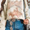 Retro WILD WEST Rodeo Graphic Sweatshirt