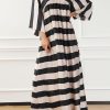 Flattering Empire Waist Maxi Dress With Kimono Sleeves - Perfect For Daily Wear