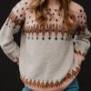 Stay Warm And Fashionable With This Soft And Comfy Multicolor Sweater