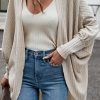 Versatile And Relaxed Fit Knit Cardigan For Daily Wear