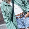 Classic And Versatile Women's Denim Jacket - Perfect For Daily Wear