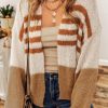 Versatile And Fashionable Open Front Cardigan For Winter