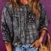 Versatile And Chic Boho Blouse - Perfect For Daily Wear And Evening Out