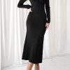 Soft And Stretchy Ribbed Knit Dress - Perfect For Casual And Formal Wear