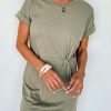 Comfortable Bodycon T-Shirt Dress - Ideal For Daily Wear