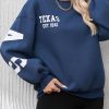 Relaxed Fit Balloon Sleeve Sweatshirt - Comfortable And Casual Style