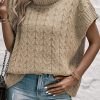 Stylish Loose Fit Turtleneck Sweater - Perfect For Daily Wear