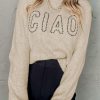 Cozy Long Sleeve Sweater - Perfect For Daily Wear In Fall & Autumn