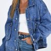 Casual Basic Denim Jacket - Comfortable And Effortless Look