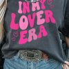 Black IN MY LOVER ERA Valentines Graphic Tee