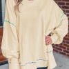 Relaxed Drop Shoulder Sweatshirt For Casual Daily Wear