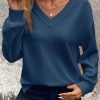 Flattering Regular Fit Textured Top For Daily Wear