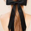 Black Double Bow Knot Alligator Hair Clip