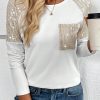 Unique Sparkling Long Sleeve Top - Soft And Comfy Fabric For Everyday Wear