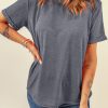 Ladies' Concise Chic Design Tee: Cozy And Versatile For Summer