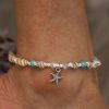 Conch Beaded Starfish Beach Anklet