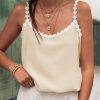 Apricot Daisy Flower Straps Tank Top