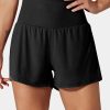 High Waist Quick Dry Swim Bottoms For Women In Classic Black