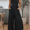 Chic Round Neck Jumpsuit: Perfect For Casual And Formal Occasions