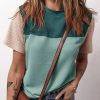 Versatile Women's Colorblock T-Shirt: Trendy And Comfortable Design