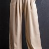 Chic And Comfortable Pleated Wide Leg Pants For Women