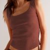 Stylish Round Hem Ribbed Tank Top For Women - Ideal For Summer