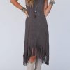 Soft And Breathable Sleeveless Long Dress - Perfect For Day Or Night