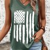 Casual Summer Essential: Short Sleeve Graphic Tee With Patriotic Flair