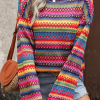 Boho Chic Fashion: Comfortable And Stylish Long Sleeve Top For Women