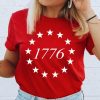 Red Star 1776 Graphic Crewneck T Shirt