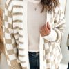 Cozy And Versatile Women's Winter Cardigan - Open Front Design