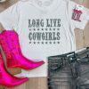 Western-Style Women's T-Shirt With Comfortable Fit And Bold Slogan Design