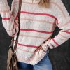 Cozy And Stylish Long Sleeve Sweater - Perfect For Daily Wear