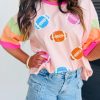 Versatile Half Sleeve Color Block T-Shirt: Summer Casual Style - Pink