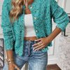 Aruba Blue Multicolor Confetti Sweater Cardigan