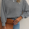 Relaxed Drop Shoulder Long Sleeve Top - Versatile And Stylish