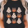 Casual Summer Graphic T-Shirt - Fun Pumpkin Theme, Round Neck