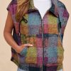 Versatile Sleeveless Vest With Side Pockets - Perfect For Daily Wear