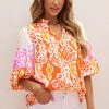 Stylish V-Neck Summer Blouse - Versatile And Chic