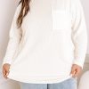 Classic And Fashionable Plus Size Long Sleeve T-Shirt - White