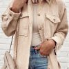 Versatile Winter Outerwear: Women's Casual Corduroy Shacket